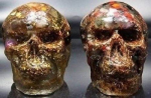 1 Stück Orgonit Skull of Mind Kristallschädel